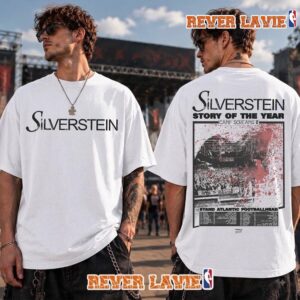Silverstein USA Tour Camp Screamo 2 2026 Schedule Tour Dates T Shirt Two Sided