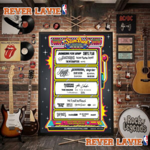 Slam Dunk Festival 2027 Full Line Up Poster Decor