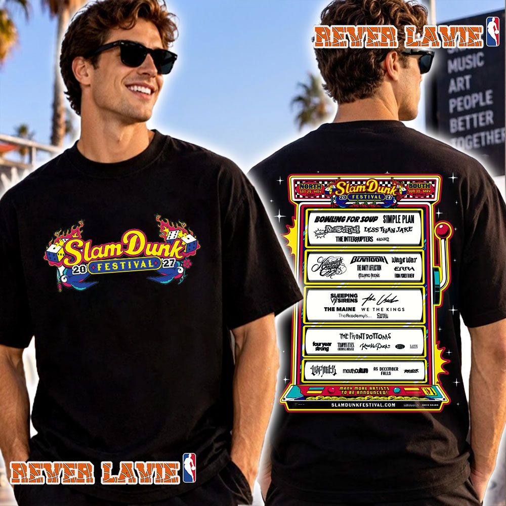 Slam Dunk Festival 2027 Full Line Up T Shirt Two Sided Slam Dunk Festival 2027 Full Line Up T Shirt Two Sided