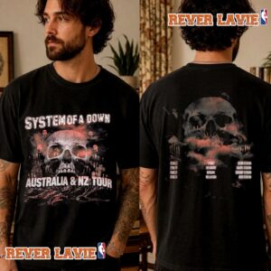 System Of A Down Australia And New Zealand Tour 2027 Tour Dates T Shirt Two Sided