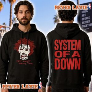 System Of A Down Fort Worth 2026 Merch Event At Sick New World Michael Myers Face On October 24 2026 Texas Motor Speedway Unisex Hoodie
