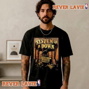 System Of A Down Venue Poster At Sick New World Fort Worth 2026 On October 24 2026 At Texas Motor Speedway Fort Worth Unisex T Shirt