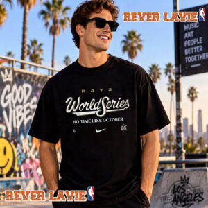 Tampa Bay Rays Nike Navy Tee Coming World Series 2026 No Time Like October Unisex T Shirt