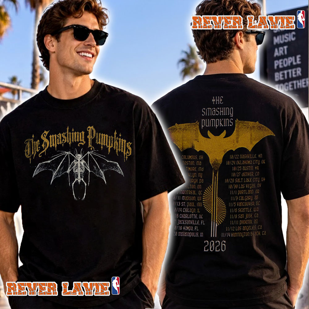 The Smashing Pumpkins Schedule Tour Dates The Rats In A Cage Tour Yellow Bat T Shirt Two Sided The Smashing Pumpkins Schedule Tour Dates The Rats In A Cage Tour Yellow Bat T Shirt Two Sided