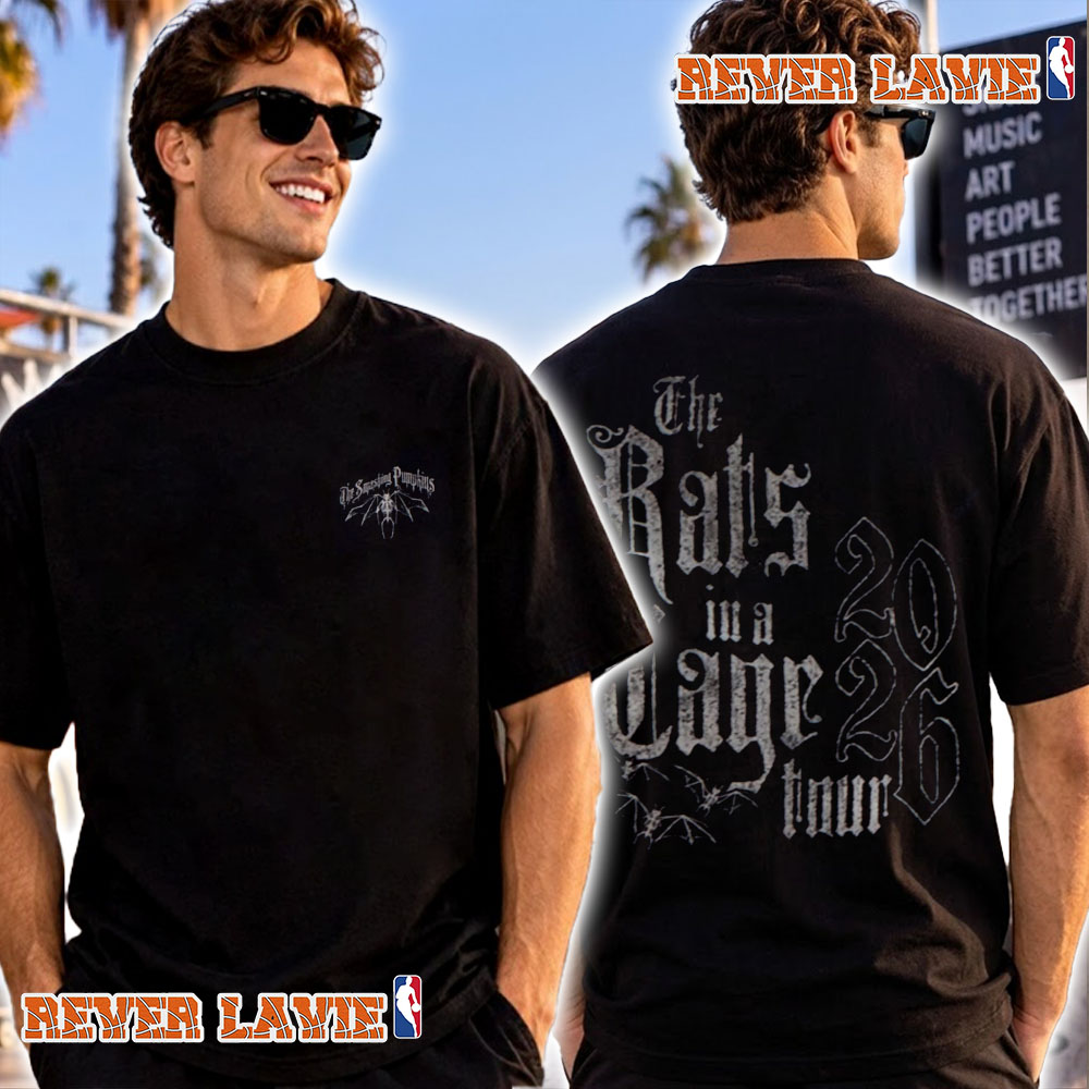 The Smashing Pumpkins The Rats In A Cage 2026 Skull Bat Logo T Shirt Two Sided The Smashing Pumpkins The Rats In A Cage 2026 Skull Bat Logo T Shirt Two Sided