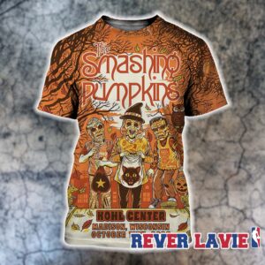 The Smashing Pumpkins The Rats In A Cage Tour 2026 Event Poster At Kohl Center In Madision On October 11 2026 All Over Print Shirt