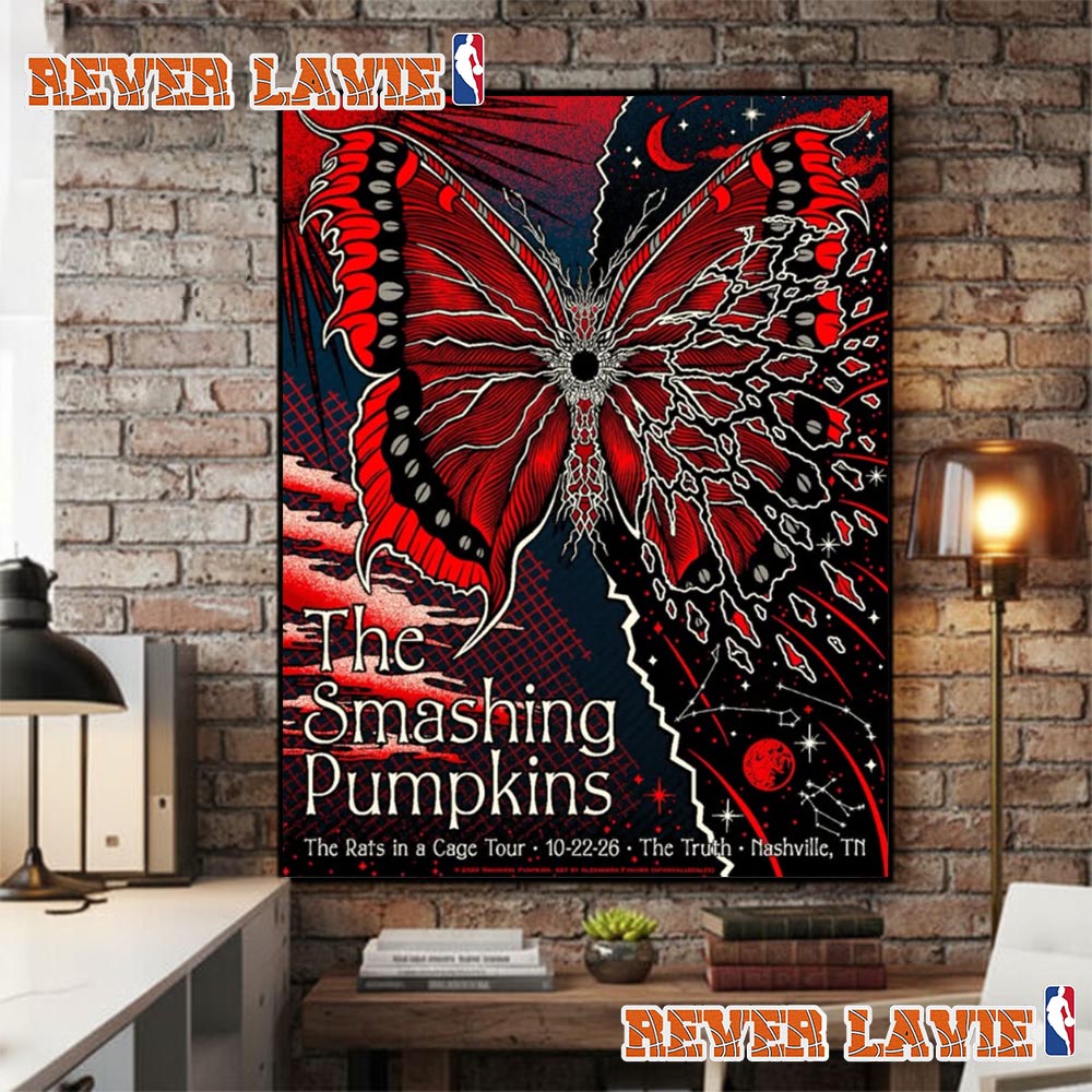 The Smashing Pumpkins The Rats In A Cage Tour 2026 Venue Poster At The Truth On October 22 2026 Nashville Tennessee Poster Decor The Smashing Pumpkins The Rats In A Cage Tour 2026 Venue Poster At The Truth On October 22 2026 Nashville Tennessee Poster Decor