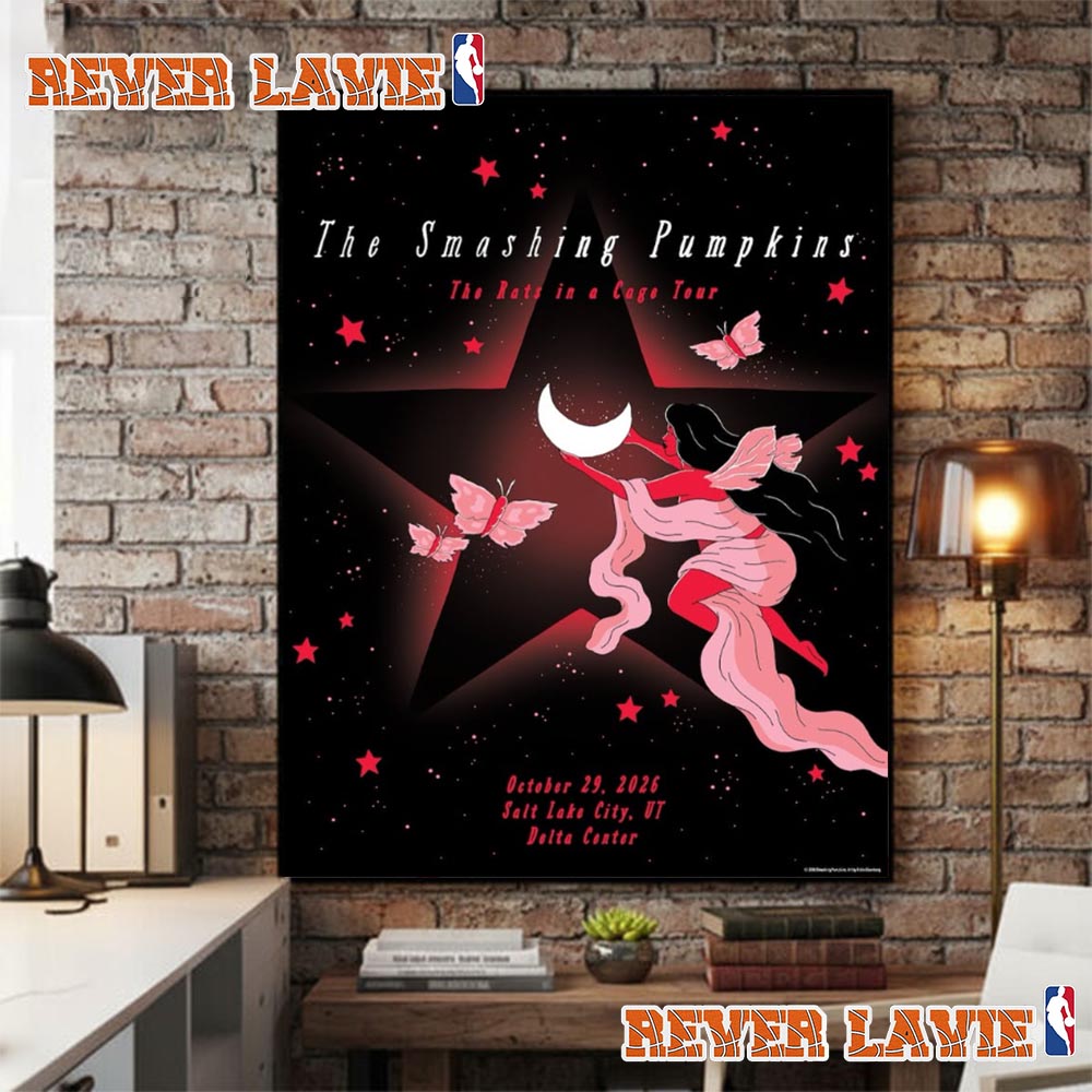 The Smashing Pumpkins Utah The Rats In A Cage Tour 2026 Venue Poster At Delta Center On October 29 2026 Salt Lake City Poster Decor The Smashing Pumpkins Utah The Rats In A Cage Tour 2026 Venue Poster At Delta Center On October 29 2026 Salt Lake City Poster Decor