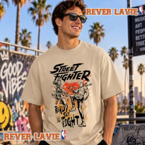WWE x Street Fighter Ready Set Fight Akuma vs Guile 2026 Unisex T Shirt