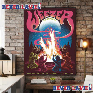 Weezer The Gathering Event Poster At Bridgestone Arena In Nashville Tennessee On October 9 2026 Poster Canvas