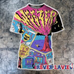 Weezer The Gathering Tour 2026 At Kia Center In Orlando On October 11 2026 All Over Print Shirt