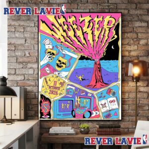 Weezer The Gathering Tour 2026 At Kia Center In Orlando On October 11 2026 Poster Canvas